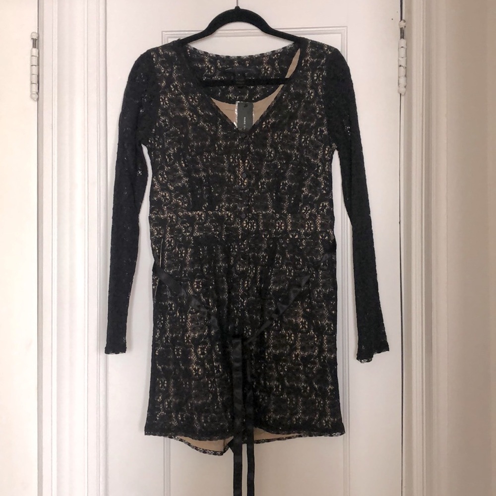 Marc Jacobs Black Lace Romper